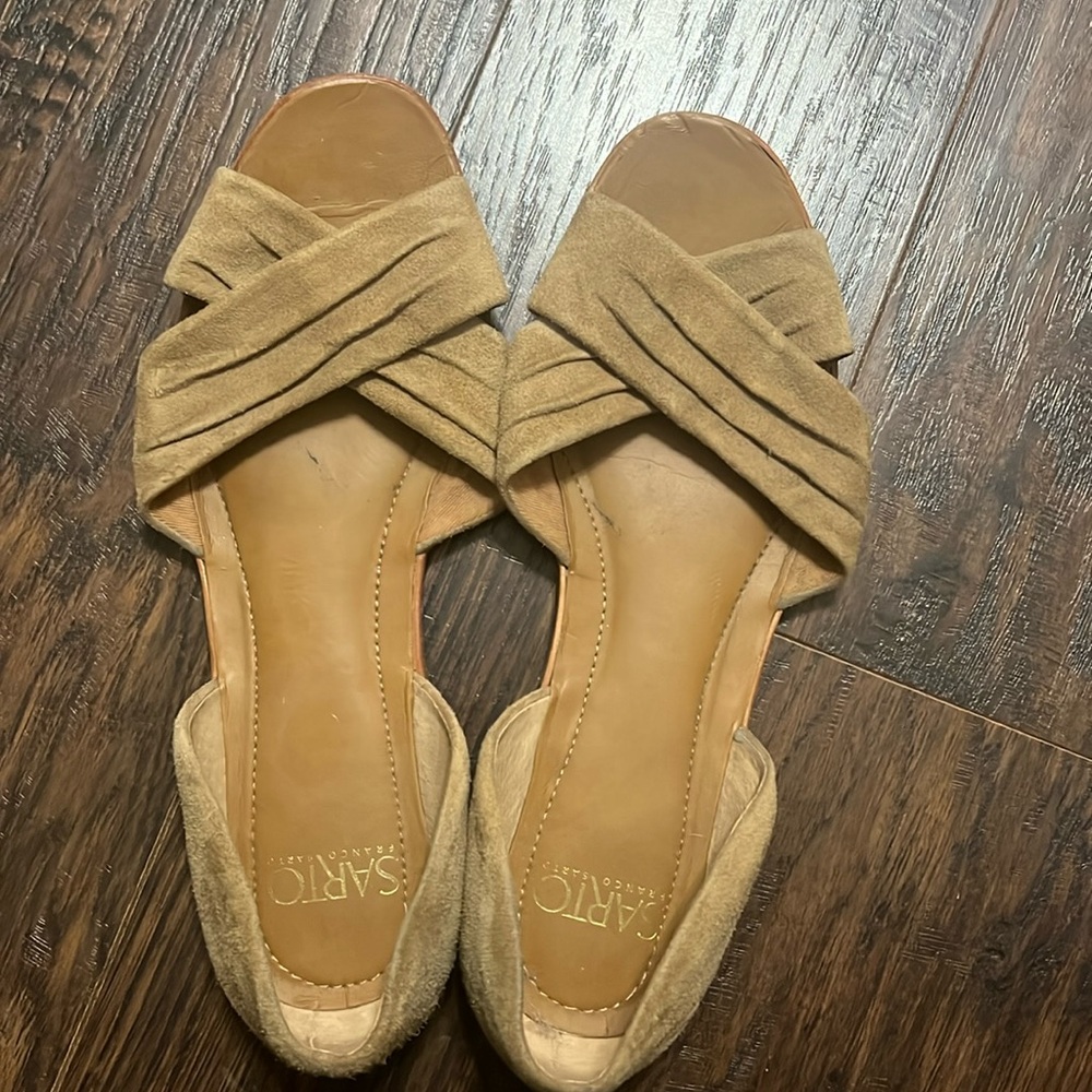 Vala Brown Flat Sandal SARTO BY FRANCO SARTO 9M